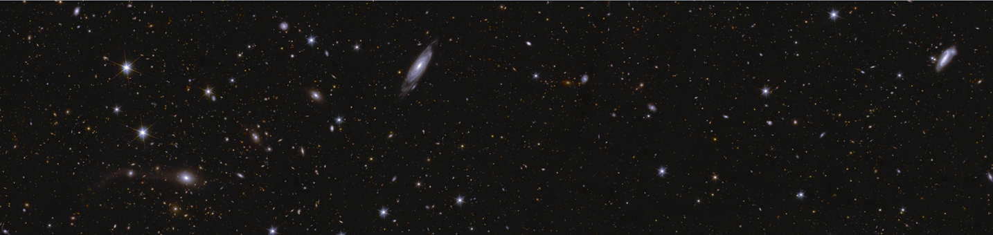 Immagine dell'ammasso di galassie Abell 2390, credito: ESA